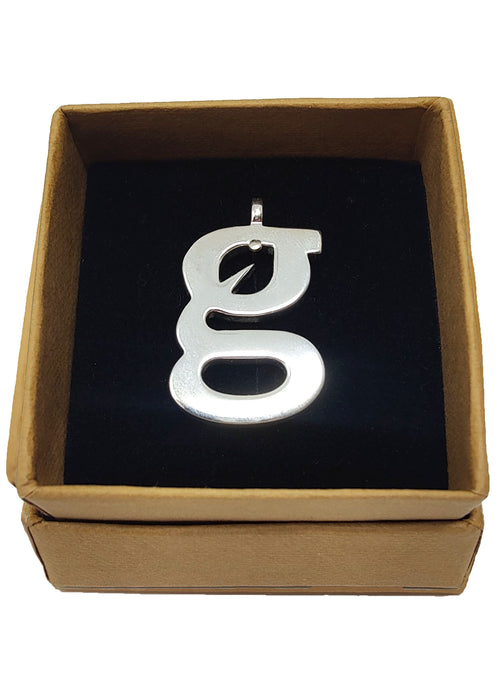 Sterling Silver G Pendant