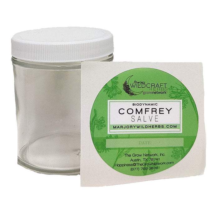 Comfrey Salve Kit + 1/2 lb. Biodynamic Comfrey Leaf