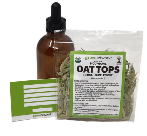 DIY Calming Oat Tops Tincture